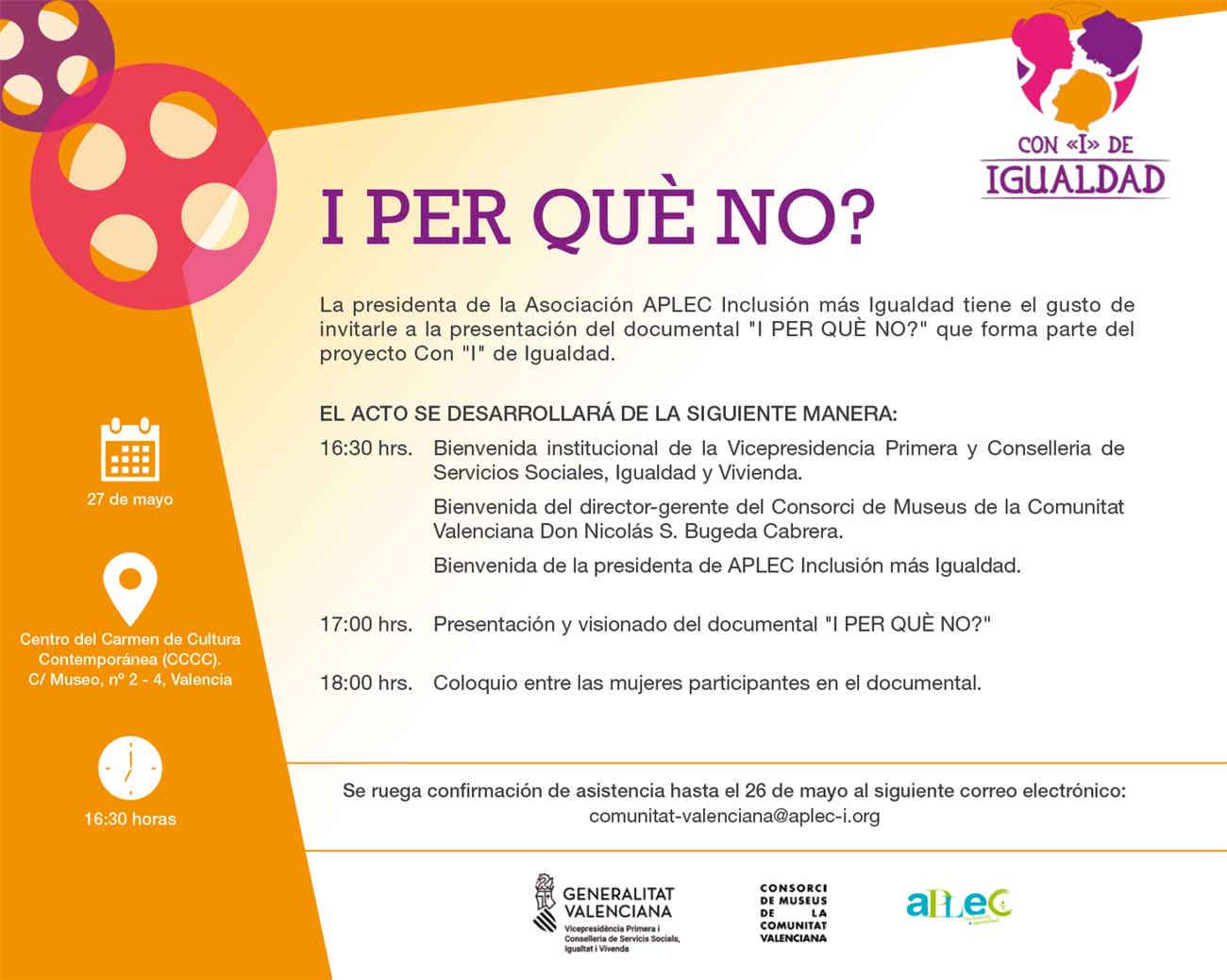 Invitación oficial